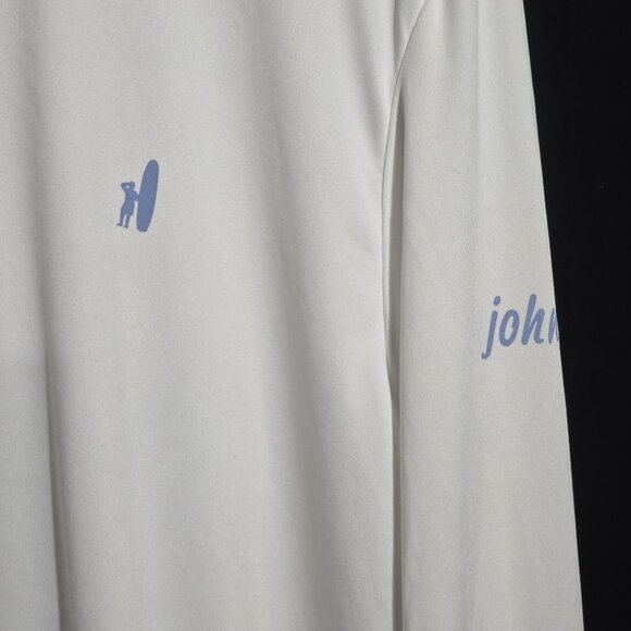 Johnnie-O Sun Daze LS Performance Crewneck - White - Sz L* - Picture 2 of 5